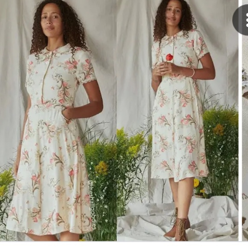 NWT The Sebastian Dress Butterfly Tulip, Medium